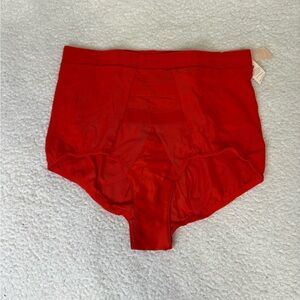 We are HAH Hi Wasted Panty in blood Orange